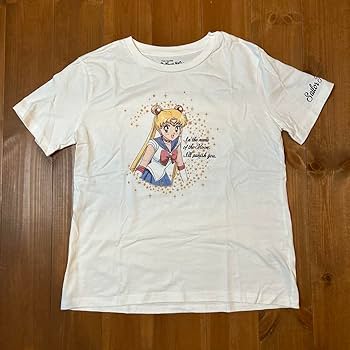 Amazon.co.jp: GU ジーユー セーラームーン Tシャツ Lサイズ